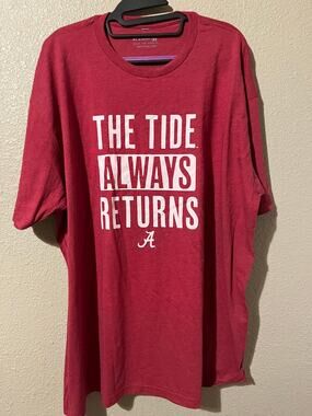 Alabama men’s" the tide always returns "T-shirt new without tags